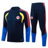 Jaqueta de aquecimento colombiana 2026 com zíper parcial uniforme de futebol uniforme de treino colombiano