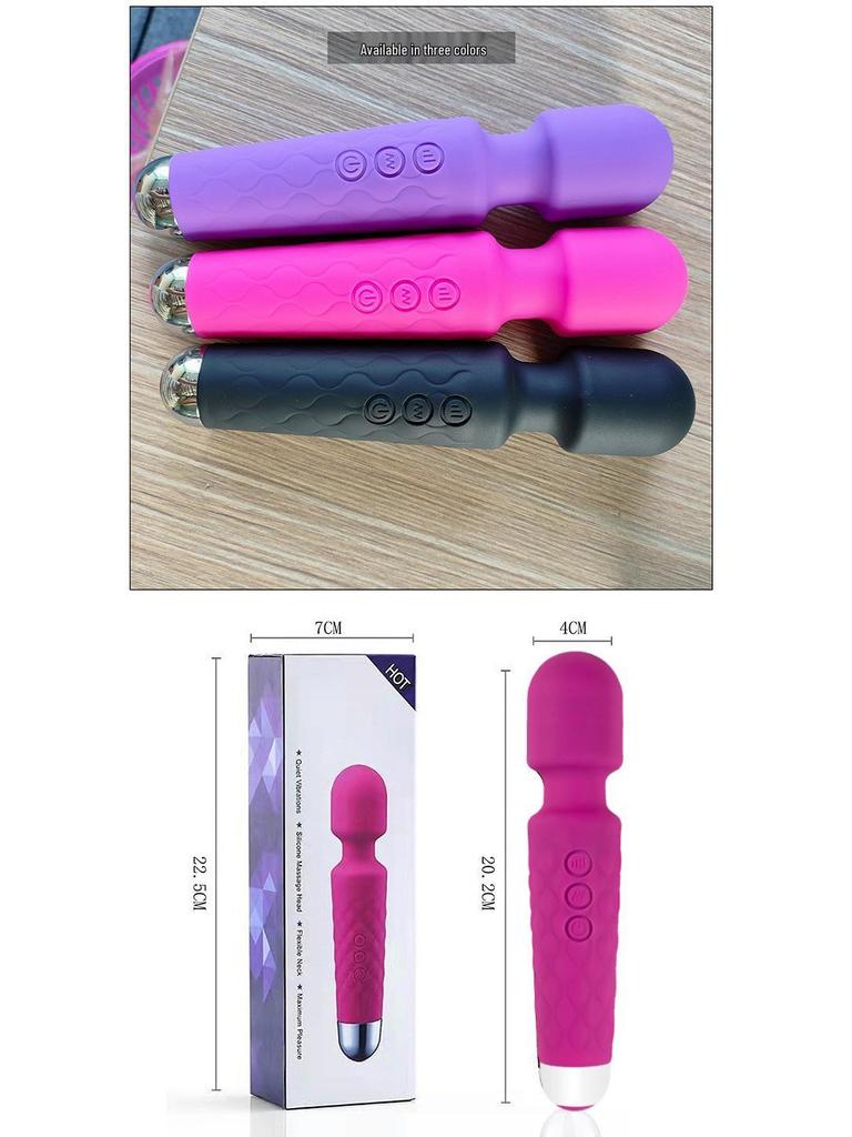 Rechargeable Silicone Silent Vibrator for Women - Adult Pleasure Massager