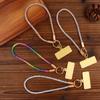 Luxury Full Phone Lanyard With Metal Clip Universal Short Chain Handheld Wrist Flash Accessory For Mobile Phones