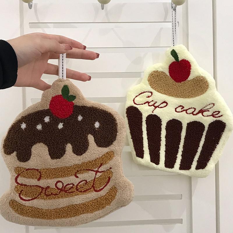 Hand Towels Bathroom Microfiber Towel Baby Wipes Extra Thick Coral Velvet Handkerchief Children'S Cartoon Absorbent Towel