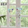 Sophisticated Birthday Gifts for Women Butterfly & Dragonfly Crystal Suncatcher, Colorful Rainbow Maker Prism Hanging Glamorous Crystals Indoor Decor