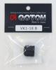 GOTOH Dome Standard Black Knob, 18, (H18mm), (PVK-1B-18) VK1-18B