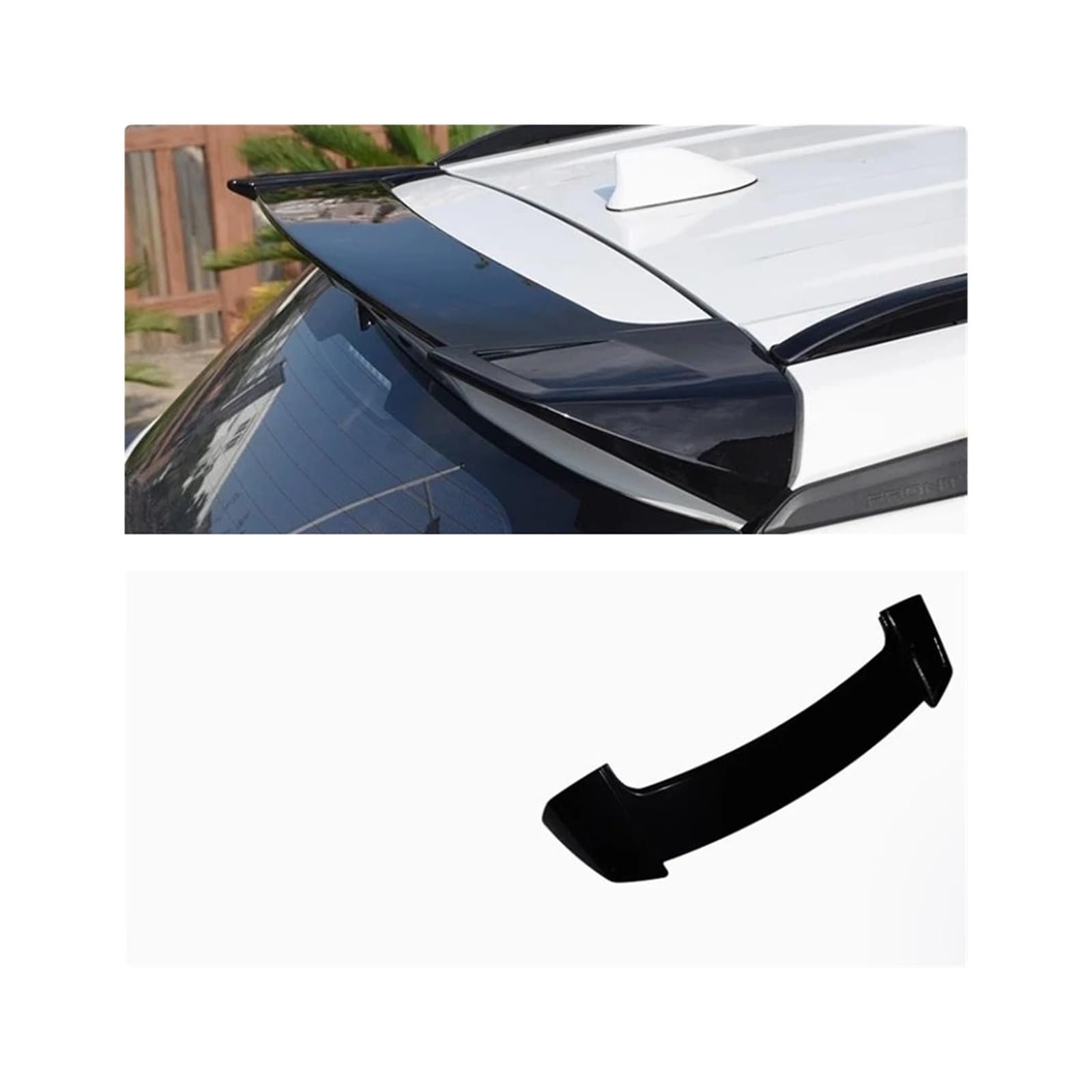 

Стайлинг автомобиля Накладка-спойлер на крышу и заднюю часть, совместимая с Toyota Corolla Cross 2022+, Защитная накладка на задний спойлер, Декоративные аксессуары (черный) One Size чёрный