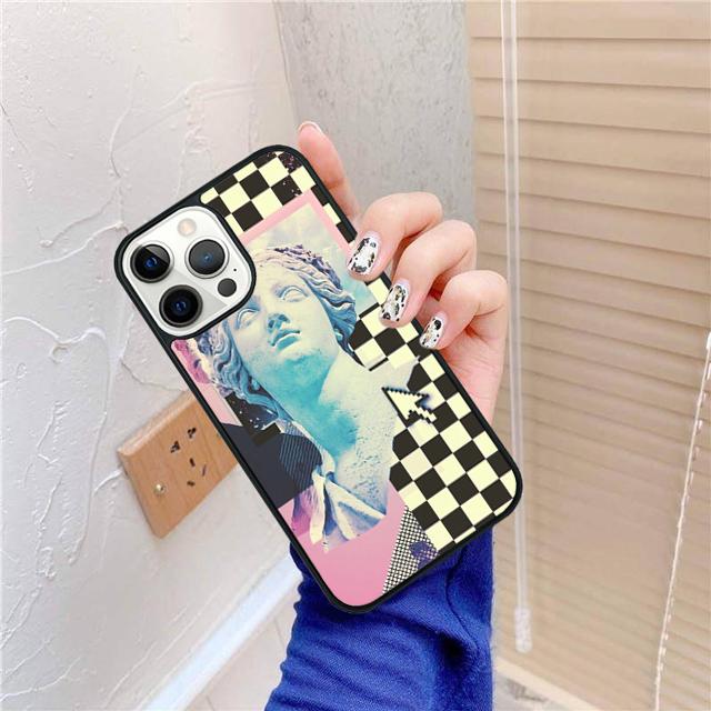 Vaporwave Aesthetic Art Printed Phone Case For apple 16 11 12 13 14 Pro Max Plus for coque