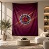 Decorative Tapestry,Brisbane Broncos Printed Wall Art, Lightweight Wall Hanging For Bedroom Background