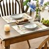 1PC Blooming Pink Flowers Spring Placemats Suitable for Party Kitchen Dining Decoration Measuring