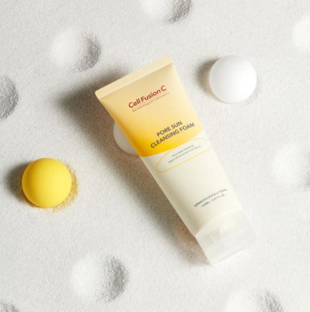 Cell Fusion C Pore Sun Cleansing Foam 150ml – Deep Clean & Pore Care