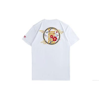 Li Ning Sportmode Serie Pflaumenblüte Lässiges Lockeres Kurzarm-T-Shirt Herren Oberteile Weiß AHSS495-1