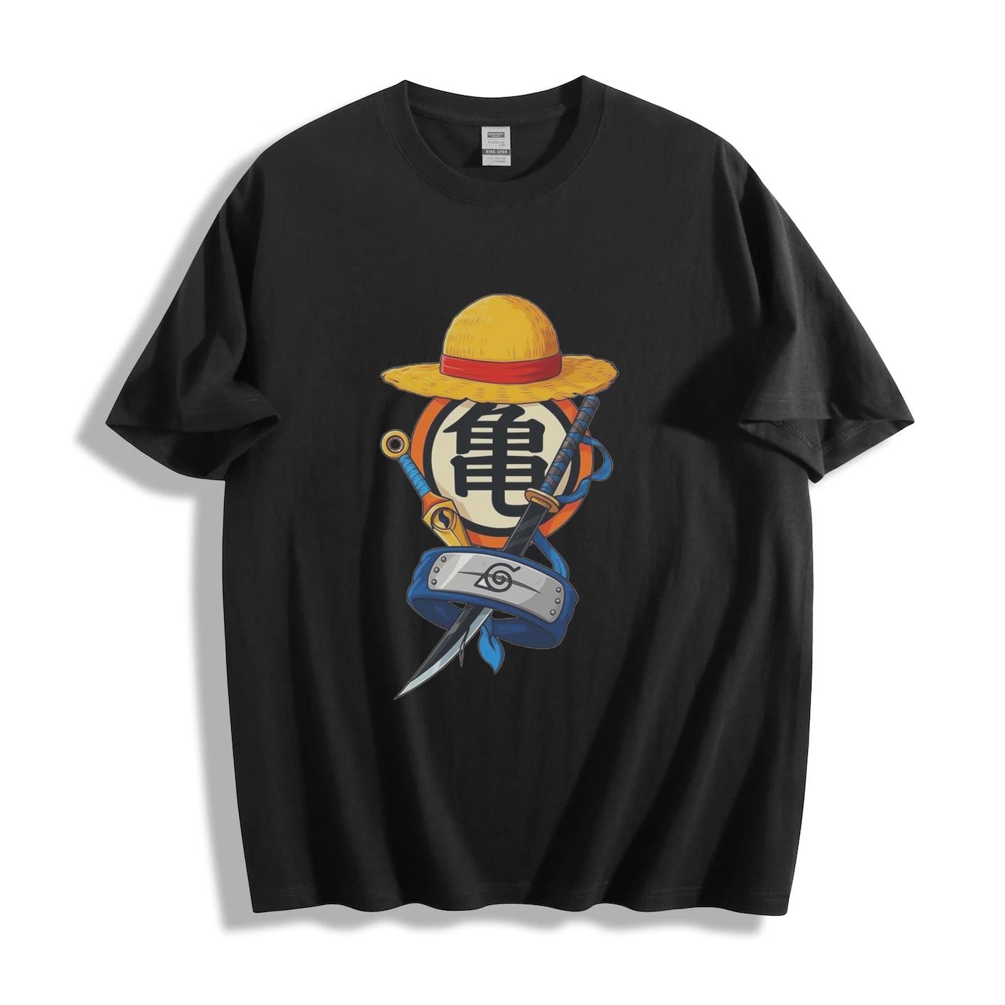 Gender-Neutral Anime Crossover Graphic T-Shirt S