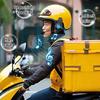 ABS Noise Cancelling Shock Resistant Lightweight IP67 Dustproof Bike Helmet Communication System Wireless Connectivity