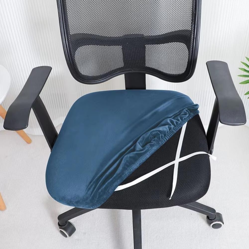 Washable Office Chair Cover Elastic Dust Cover Universal Rotating Chair Seat Cover Home Office