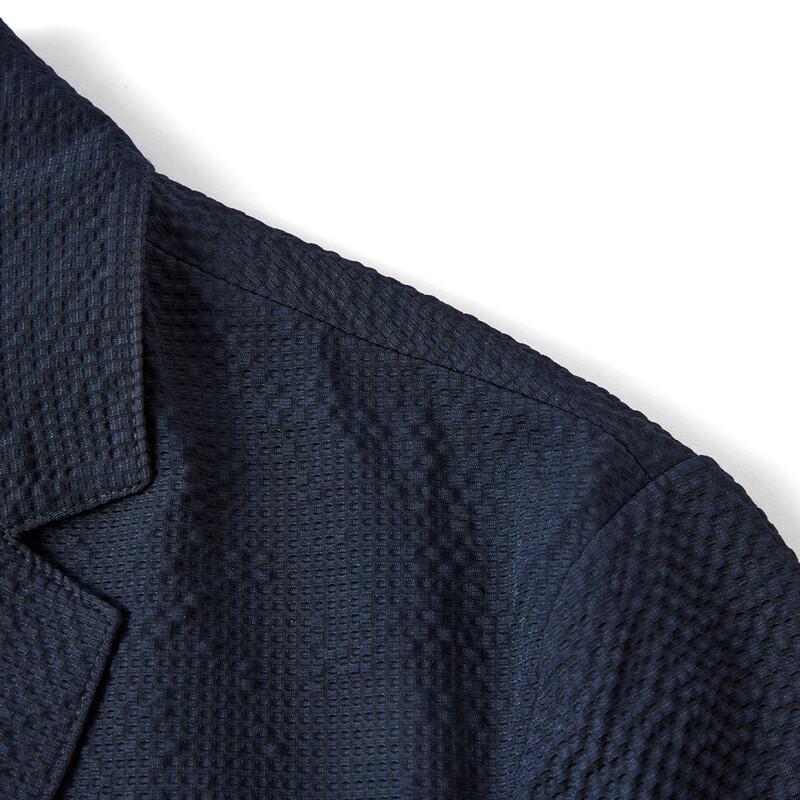 MONTAGUT Men's Seersucker Lightweight Casual Blazer