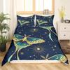3D Viking Runes Bedding Set Viking Constellation Pattern Duvet Cover Set Double Single Size Nordic Style Washed Microfiber