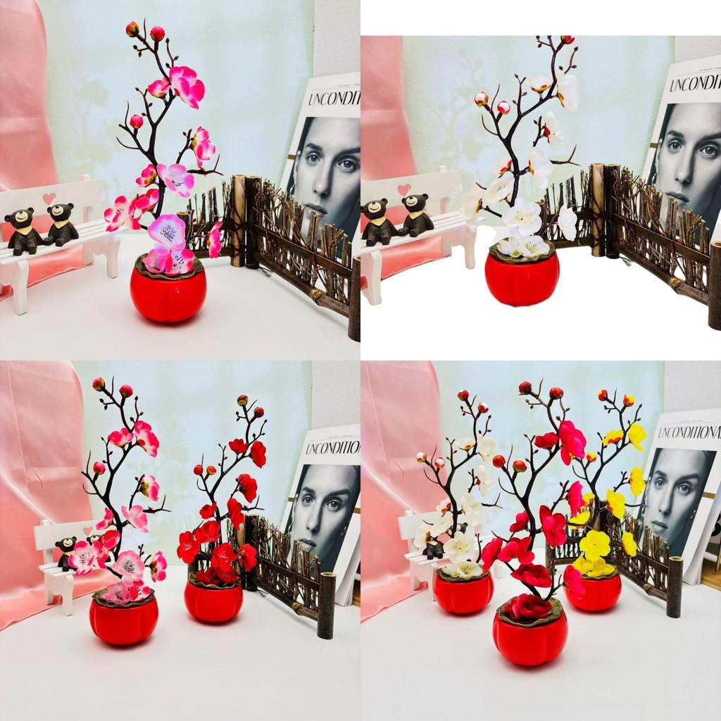 Winter Sweet Bonsai Home Decoration Artificial Flower Bonsai Ornament Landscape