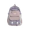Schoolbag New Female Campus Style Male and Female Middle School Students Schoolbag Large Capacity Backpack Korean Version Contrasting Color 