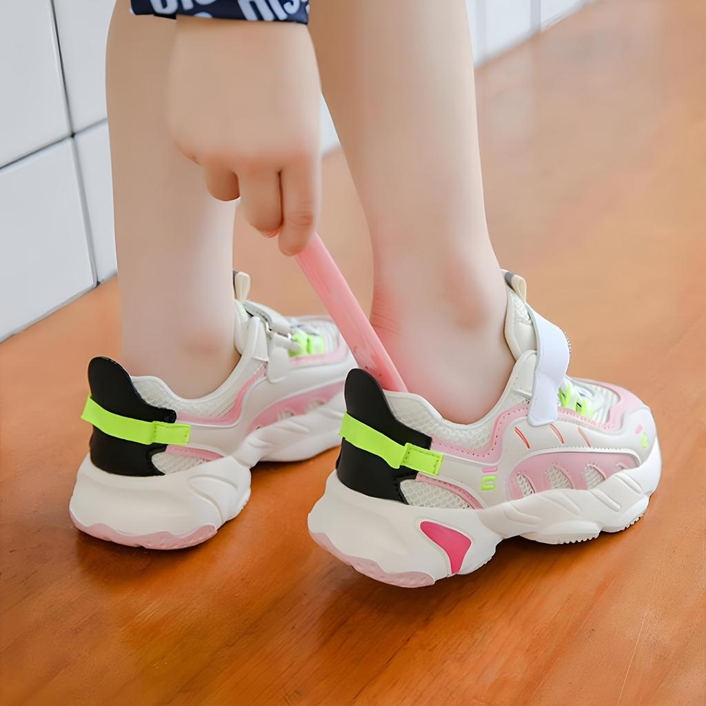 Face Portable Shoehorn - Durable Plastic, Easy-to-Use for Boots & Sneakers, Hand Washable