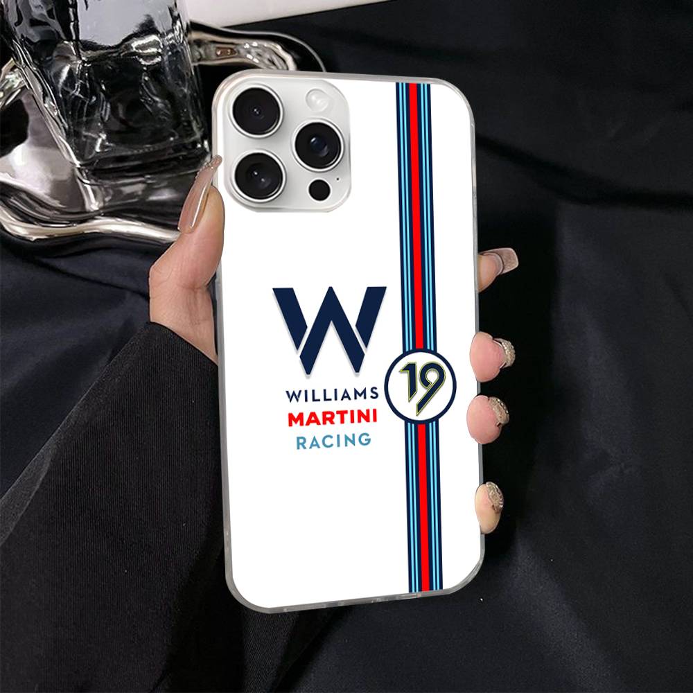 M-Martini Racing Horizontale Streifen Handyhülle Für IPhone 17 16 15 14 13 12 11 Plus Pro Max Satin Bunt Glänzende Hülle