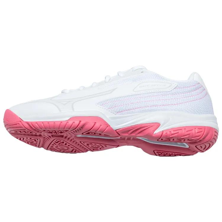Mizuno Gate Sky Plus 3 Wide 'White High-Vis Pink' (Unisex) Wan Blue / Lunar Rock / High-Vis Pink Badminton Shoes 71GA234022