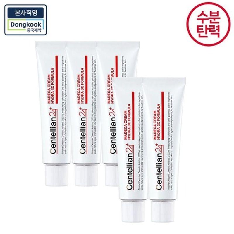 

centellian24 [5 moisturizing creams] Madeca Cream Hydra 3X Formula 50ml x 5 / Recommended for summer, specialized in moisture and elasticity FREE