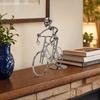 Metal Construction Metal Bicycle Model Art Sculpture Home Decor Ornaments  For Bedroom Decor