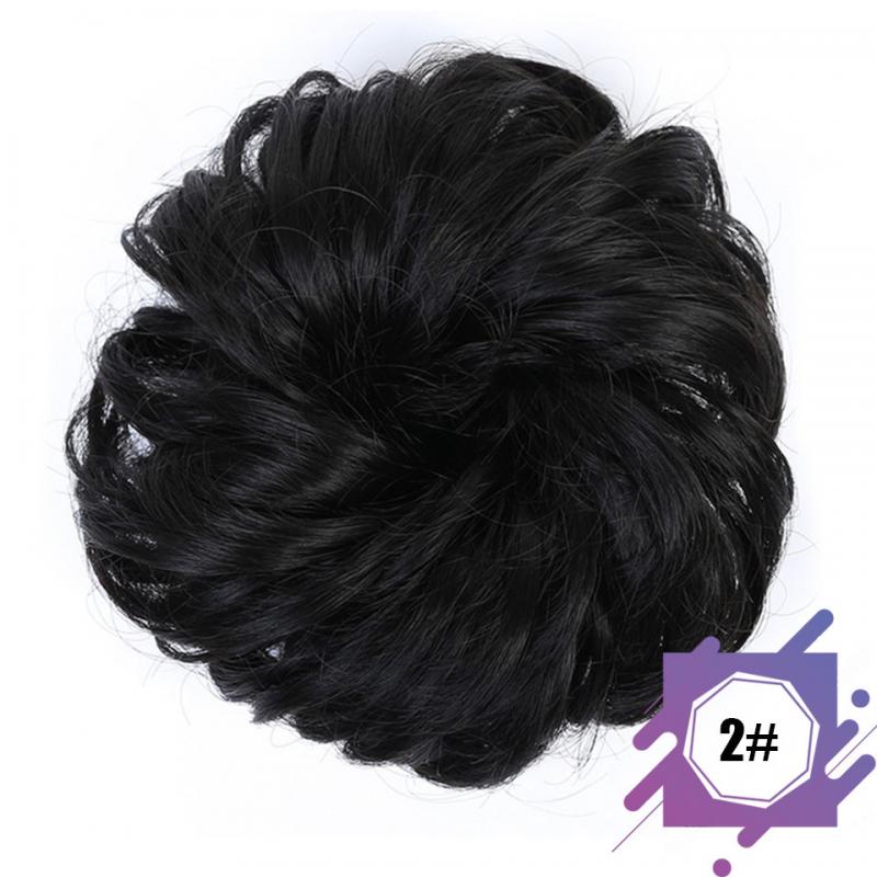 Wig Hair Ring, Volumizing Bun Ring, Synthetic Fiber Foam For Thickening Ponytails, Quick Updo Accessory, Multicolor