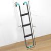 Trampoline Ladder 3 Steps Wide Trampoline Ladder Kit Safety Heavy Duty Steel 16FT Trampoline Replacement Accessories