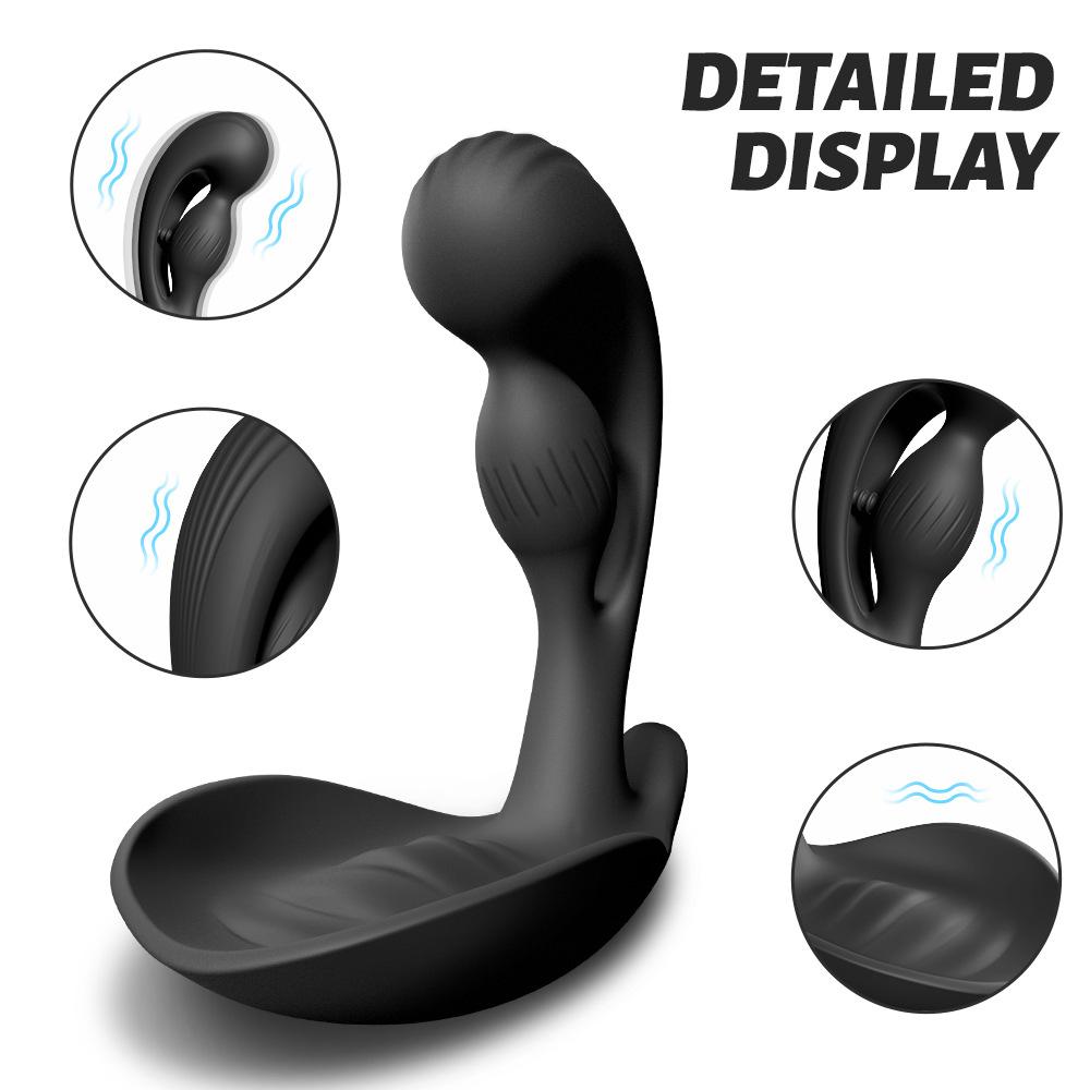 Powerful Prostate Massager - G Spot Anal Vibrator for Men, 10 Speeds & Remote Control, Safe Silicone, Adult Sex Toy Gift
