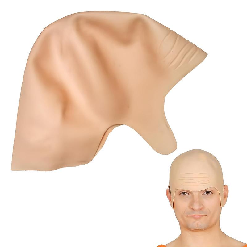 Nylon Latex Bald Caps Realistic Thick Simulation Material for Halloween Cosplay Stage Performance Costume Party Makeup