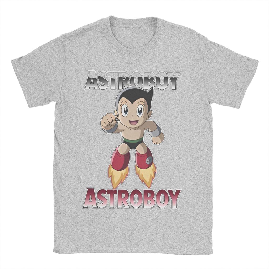 Astro Boy   TShirt Summer  Anime  Hippie T Shirts Unisexs Pure Cotton Crew Neck Plus Size Clothing Short Sleeve YK Casual Tops