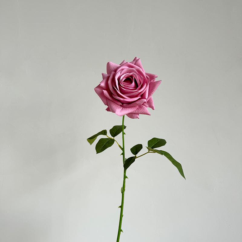 Luxury Realistic Touch Rose: Artificial Flower for Wedding, Living Room, or Dining Table Decor.