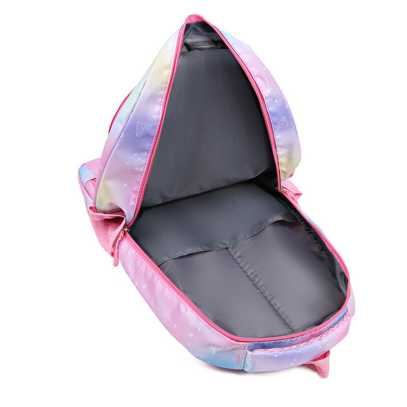 School Bag Starry Sky Gradual Change Fashion Soft Cute Art Backpack Single Large Capacity Student Bag