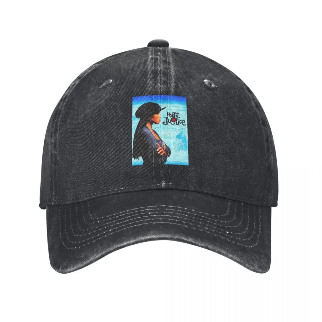 Poetic Justice Vintage 90s Movie denim Hat Outdoor Adventures Hats Woman Mens Baseball Cap