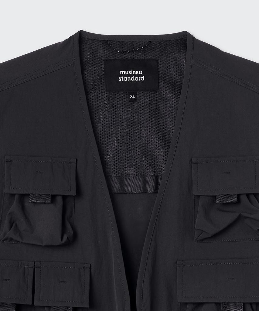 Musinsa Standard [City Leisure] Utility Fishing Vest [Black]