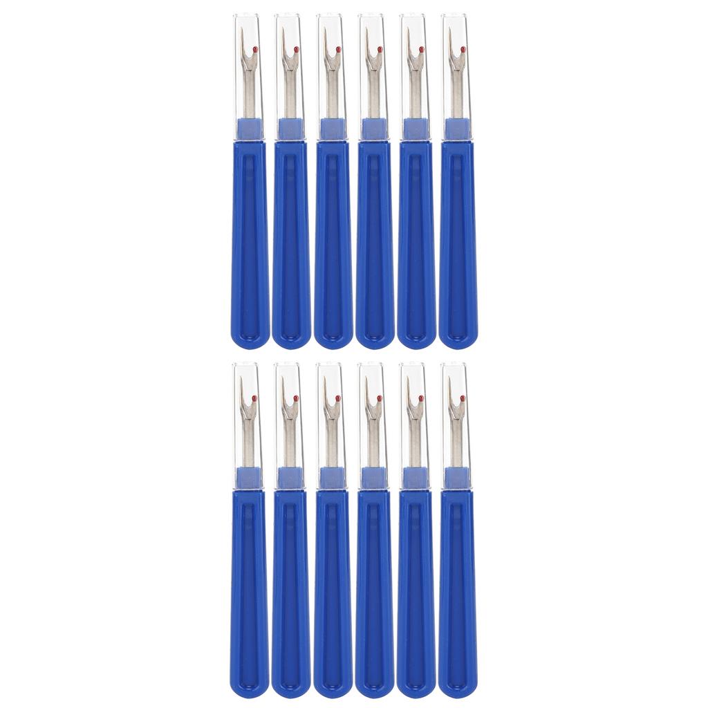 12Pcs Seam Ripper Durable Stainless Handy Handles Thread Remover Sewing Crafting Embroidery