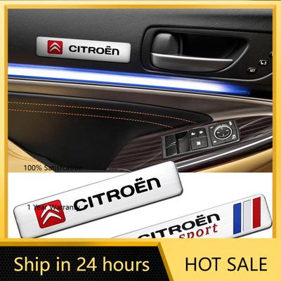 2026 Hot Car Sticker Car Styling 3D Aluminum Emblem Car Decoration Body Sticker Decals For Citroen C1 C2 C3 C4 Grand Picasso C4L