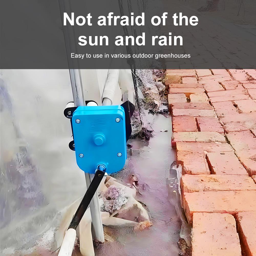 Manual Roll Tool Hand-Cranked Film Winder Film Roller Shutter Side Roll Zipper Top Greenhouse Film Collection Equipment