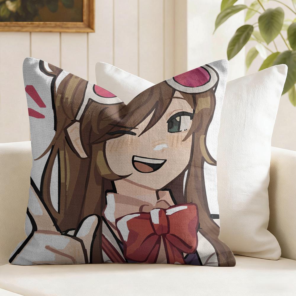 Phoenix Wright Ace Attorney Trilogy Cushion Cover Eco Linen Pillow Case DoubleSided Print Breathable Durable Zipper Home Decor