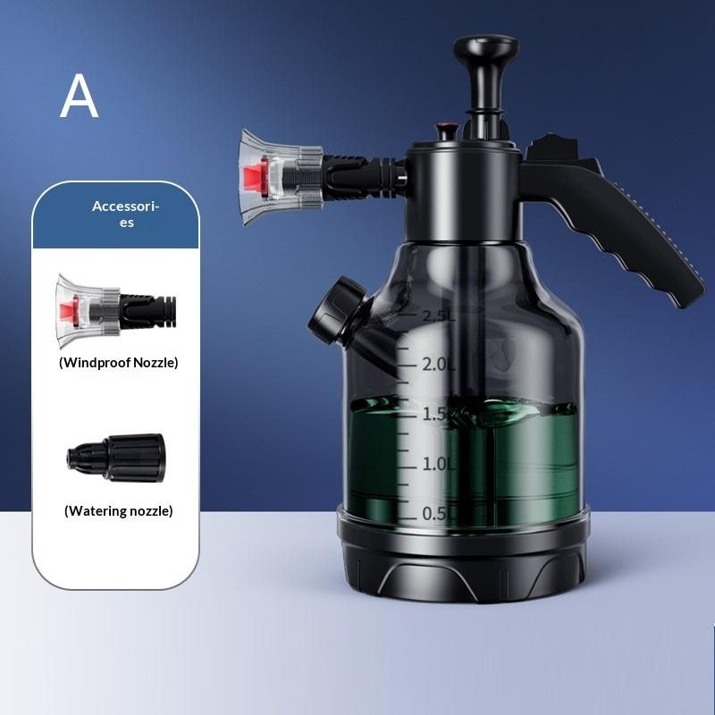 3L Hand Pump Foam Sprayer With 3 Types Of Nozzle Hand Pneumatic Foam Cannon Snow Foam Car Wash Spray Bottle Car Window Cleaning