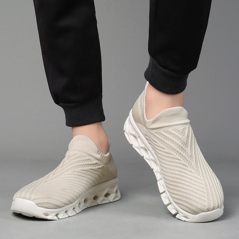 Мужская модная дышащая легкая уличная обувь для спорта и отдыха большого размера — фото 17