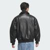 Adidas Originals Year Of The Snake Limited Lny Pleather Retro Warm Sports Jacket Men Jacket Black Light-Scarlet JL8372