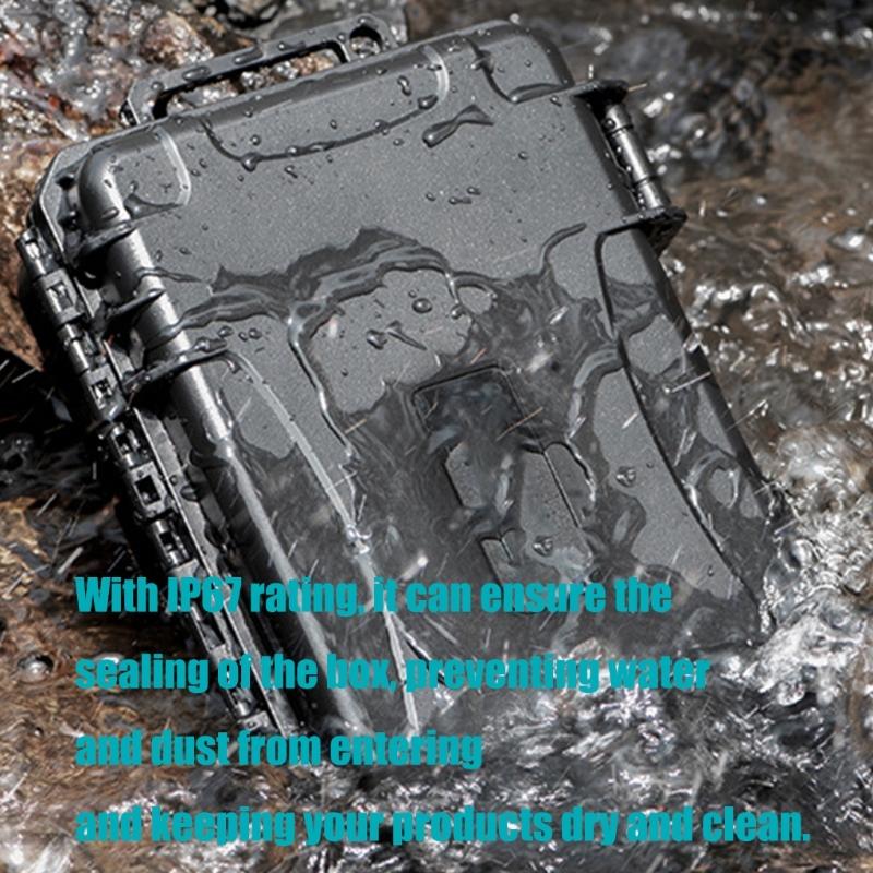Durability ABS Shockproof Waterproof Case For OsmoAction Cameras Accessories with Inner Sponge Cushion Portable Design