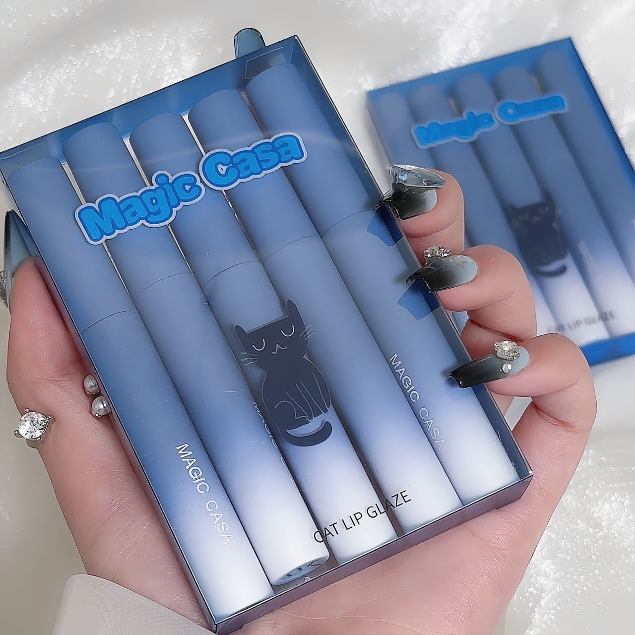 

Набор из пяти помад, блеск для губ, водостойкий и не выцветающий, матовая помада для губ с антипригарным покрытием