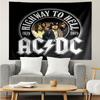 ACDC Tapestry for Bedroom Aesthetic Classroom Tapestries Wall Hanging for Living Room Dorm Office,Ideal Creative Gift