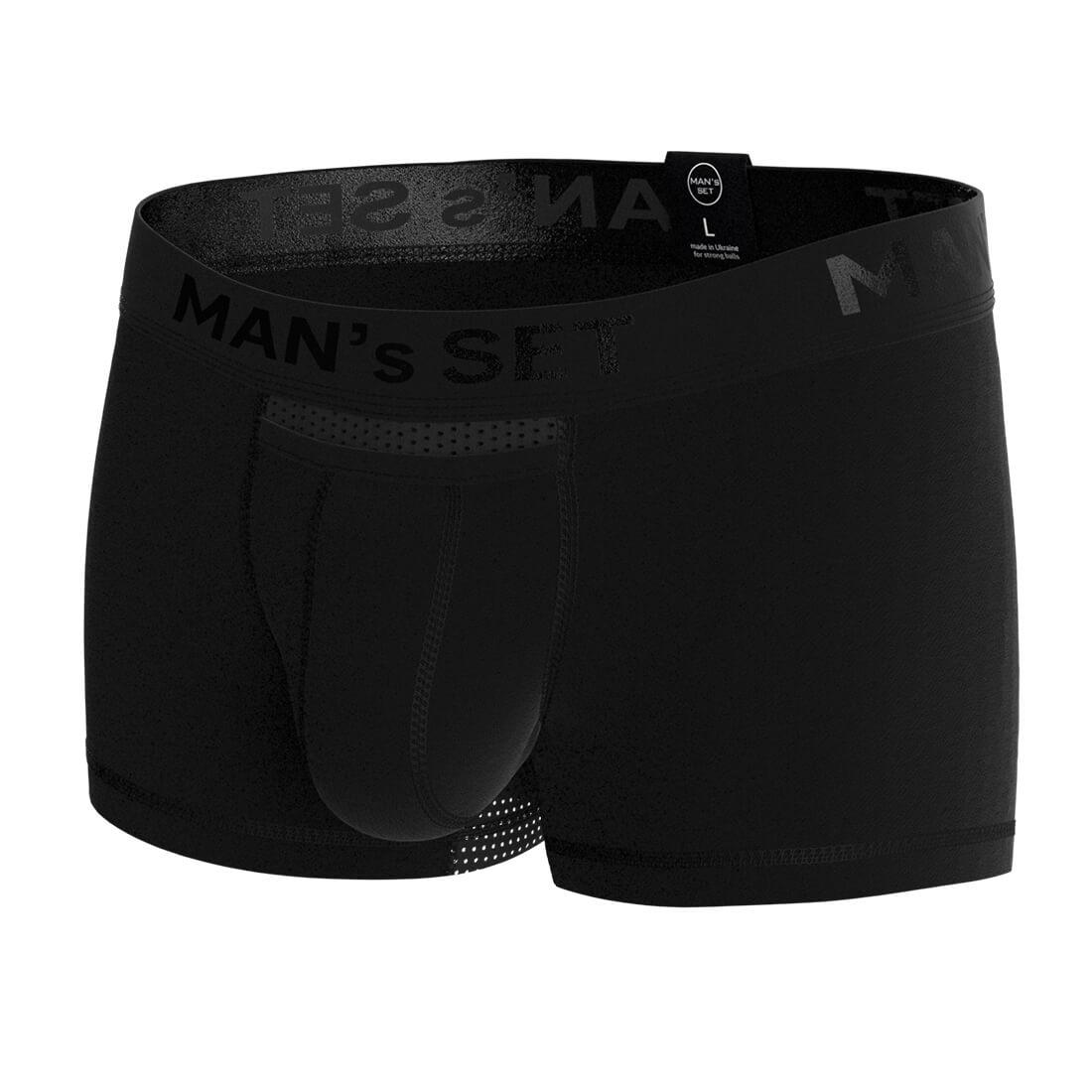 

Чоловічі анатомічні боксери MAN s SET Класік лайт 3XL Чорний (1156-1297) 3XL чорний