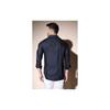 DHRUVI TRENDZ Mens Cotton Blend Men' Casual Shirt Regular Fit Western (DTMS6022_Black_S)