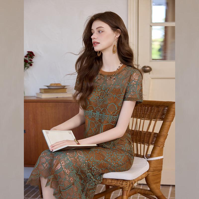 French Style Lace Hollow Two-Piece Set
