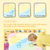 Luminous Water Drawing Mat Water Doodle Mat Colorful Graffiti With Pens Set Montessori Toys Educational Toys for Kids Gifts