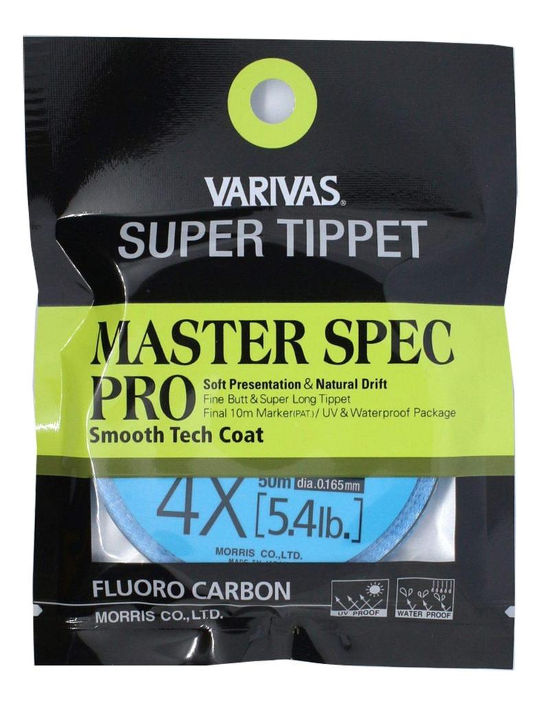 VARIVAS Super Tippet Master Spec Pro Fluorocarbon 4X