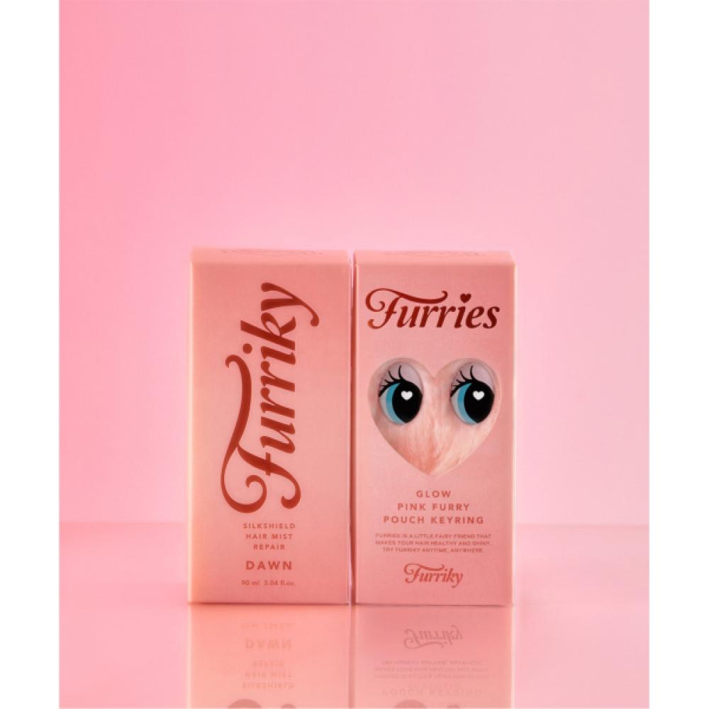 Furriky Silk Shield Hair Perfume Mist Glow   Keyring Set