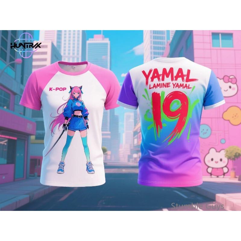 Kpop Dämonenjäger Sommer Kinder 3D Cartoon Kurzarm Lässig Mode Jungen Mädchen T-Shirt Anime Kleidung